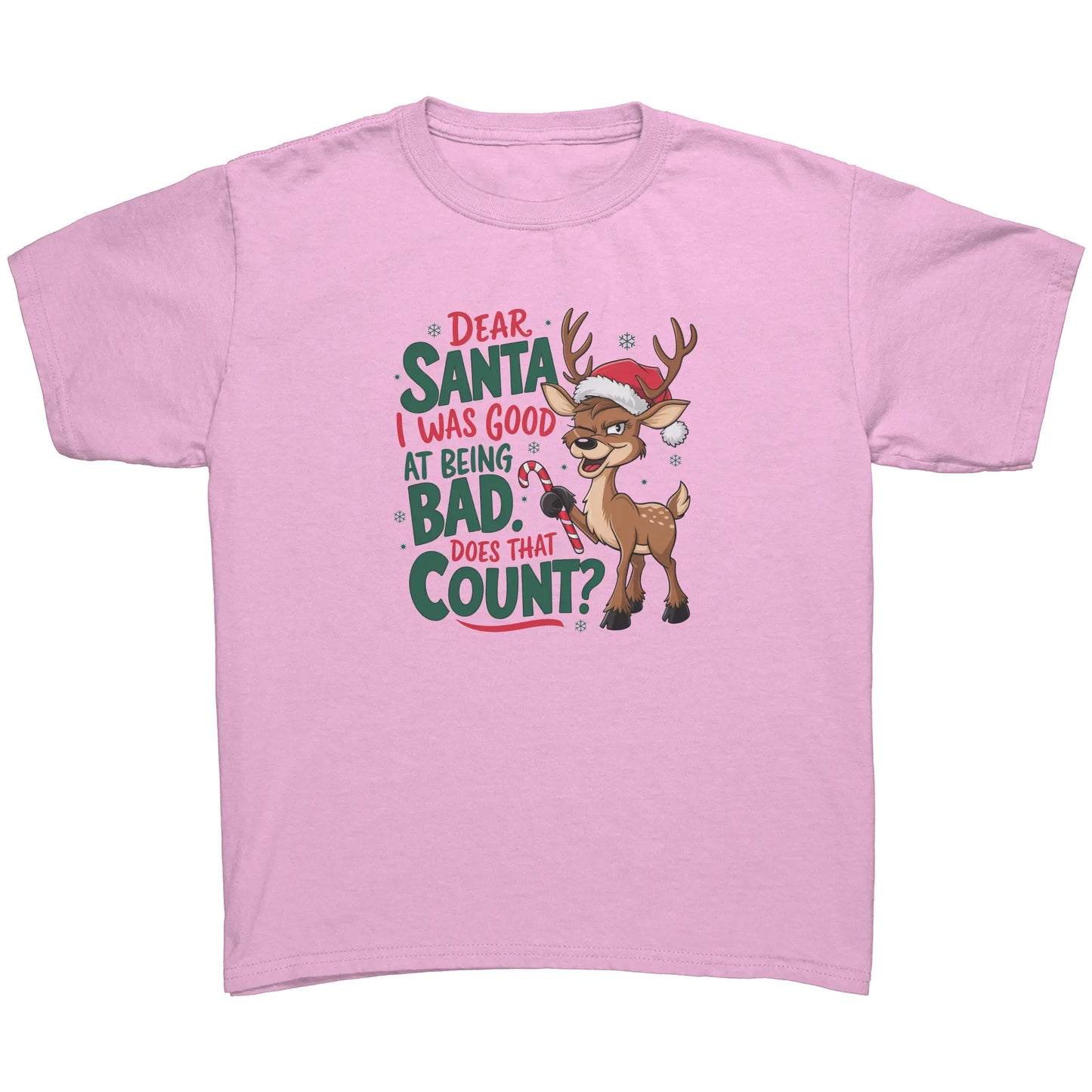 Dear Santa I was Good Children T- Shirt AnywherePOD