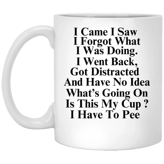 Funny Elderly Coffee Mug 11 oz. White Mug AnywherePOD
