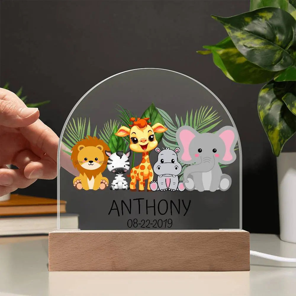 Personalized Children  Birthday Acrylic Dome Plaque AnywherePOD
