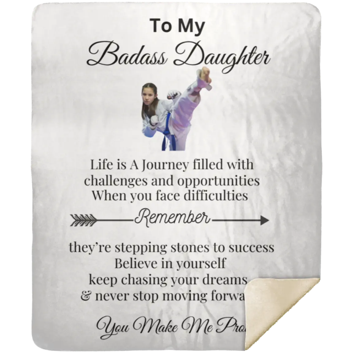 MSHM Premium Sherpa Blanket 50x60 CustomCat