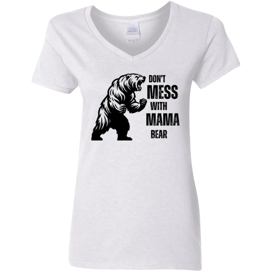 G500VL Ladies' 5.3 oz. V-Neck T-Shirt CustomCat