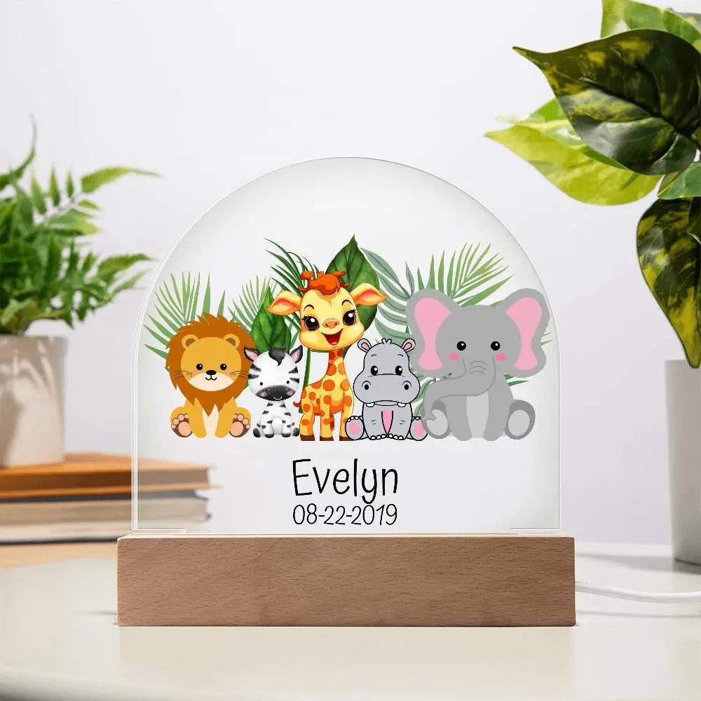 Personalized Children  Birthday Acrylic Dome Plaque AnywherePOD