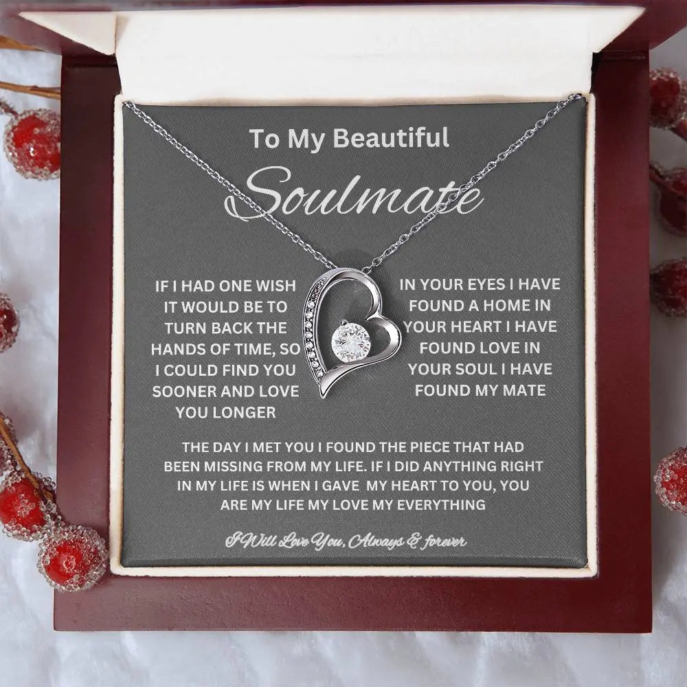 To My Beautiful Soulmate Necklace ShineOn Fulfillment