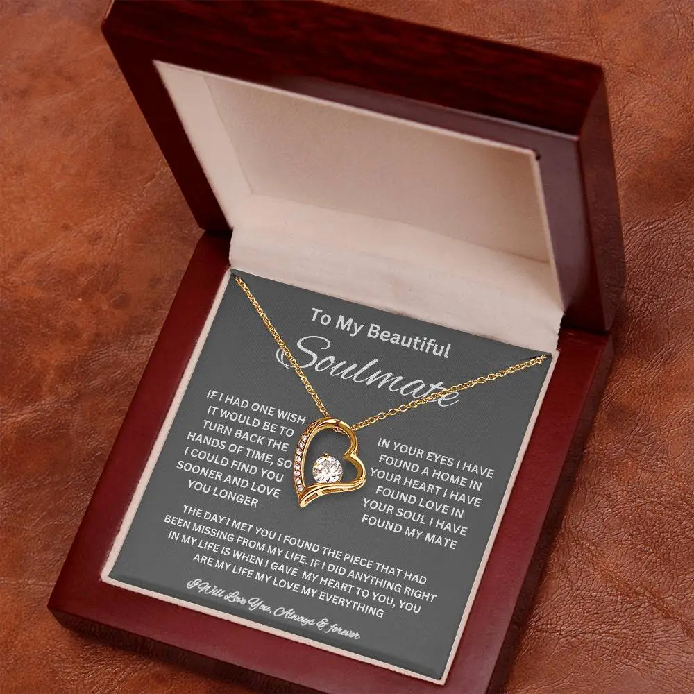 To My Beautiful Soulmate Necklace ShineOn Fulfillment