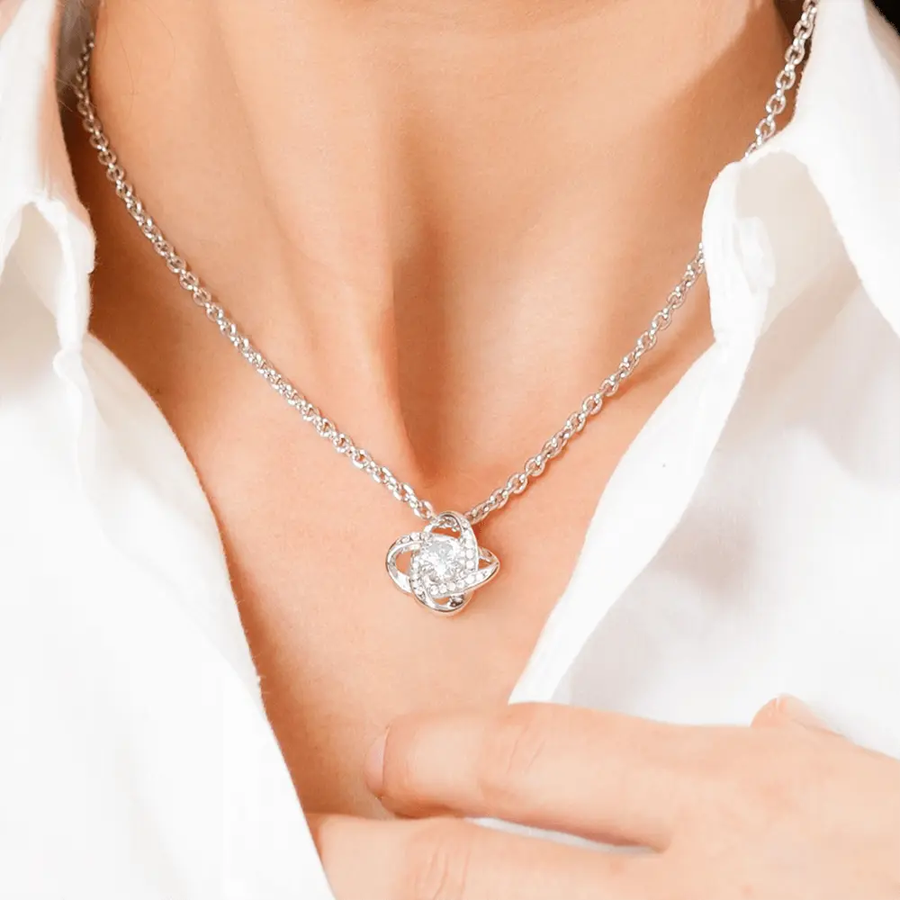 Love Knot Necklace ShineOn Fulfillment