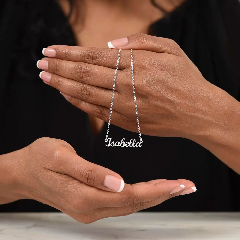 Personalized Name Necklace ShineOn Fulfillment
