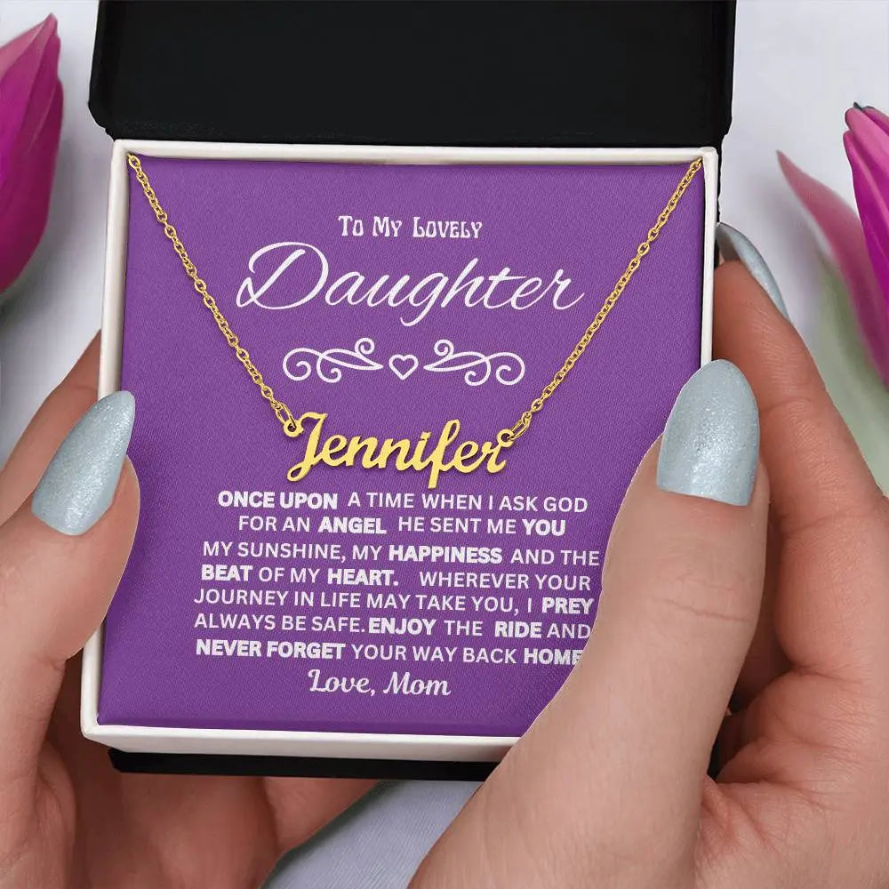 Personalized Name Necklace ShineOn Fulfillment