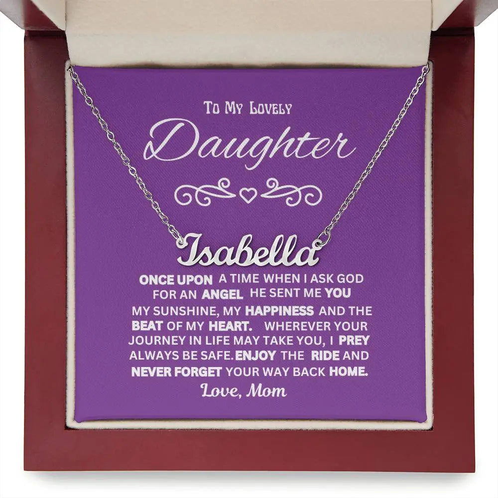 Personalized Name Necklace ShineOn Fulfillment