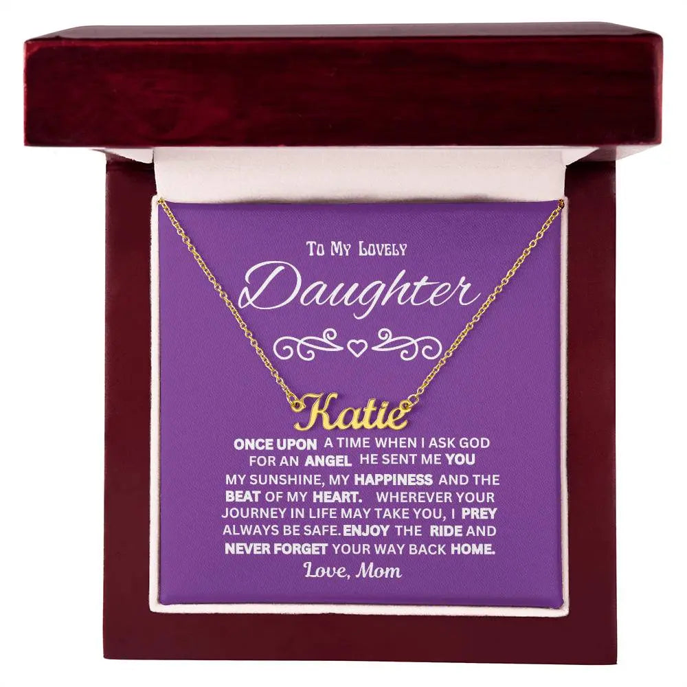 Personalized Name Necklace ShineOn Fulfillment