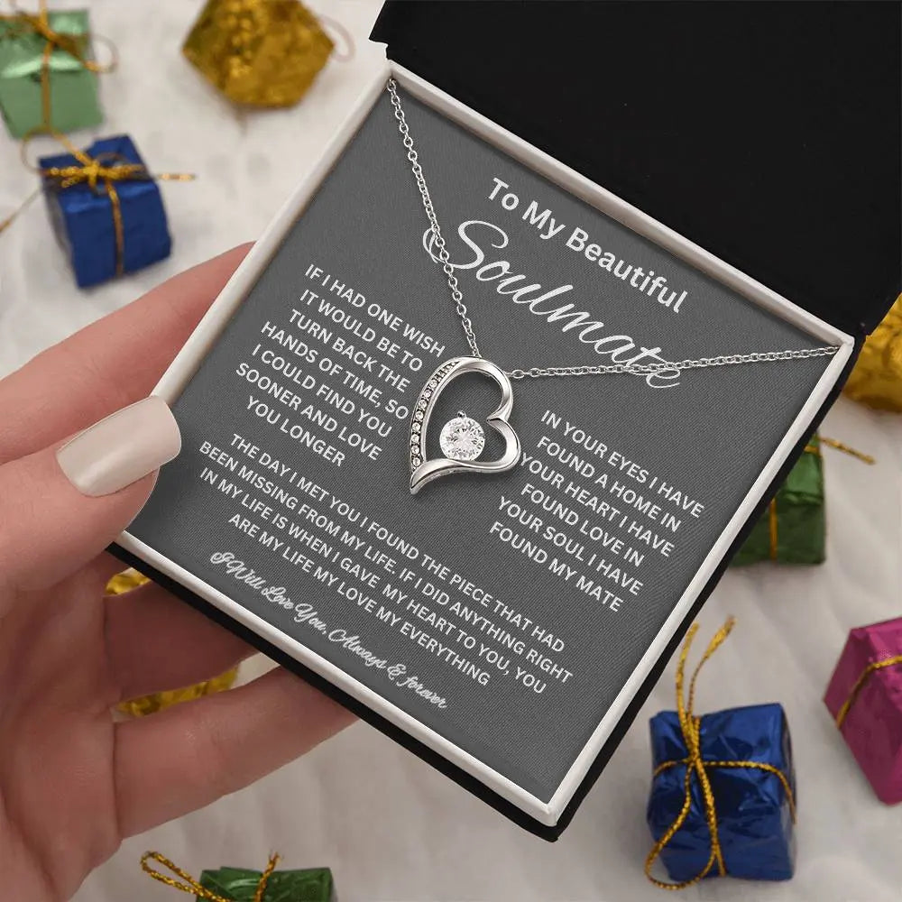 To My Beautiful Soulmate Necklace ShineOn Fulfillment