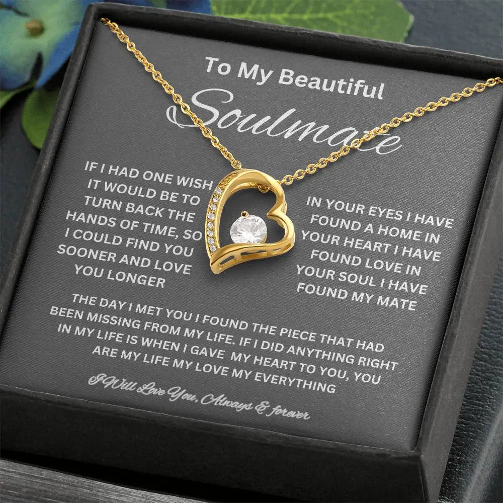To My Beautiful Soulmate Necklace ShineOn Fulfillment