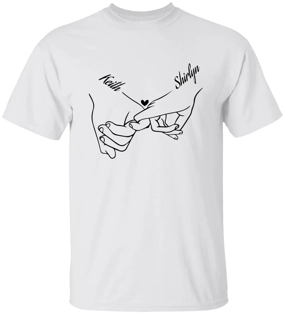Loving Hands Graphic Tee white