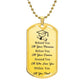 All You Need Graduation Dog Tag ShineOn Fulfillment