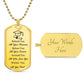 All You Need Graduation Dog Tag ShineOn Fulfillment